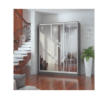 Шафа-купе Комбі 1800 – 2700 мм ДСП Антрацит Київський Стандарт