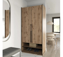 Шкаф Moreli Ramo R-0004 со штангой и ящиками Дуб Аппалачи 1001x2100x570 мм