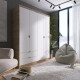 Шкаф с (Штанга–Штанга) СИТИ 1600 Дуб Сонома/Графит — мебель Эверест