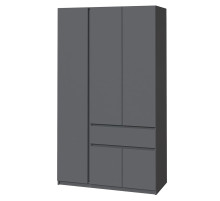 Шафа Брайт 1221 Антрацит ДСП Майстер Форм