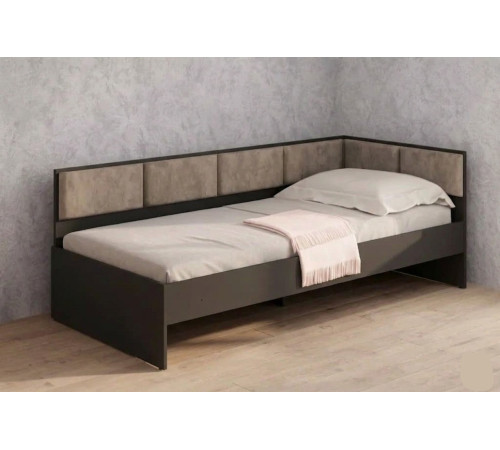 Детская кровать Соня-4 90×200 см с мягкими велюровыми боками